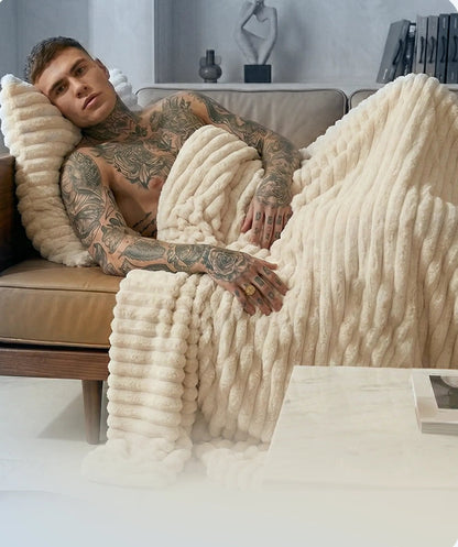 Anxiety Melt Plush Lightweight Blanket