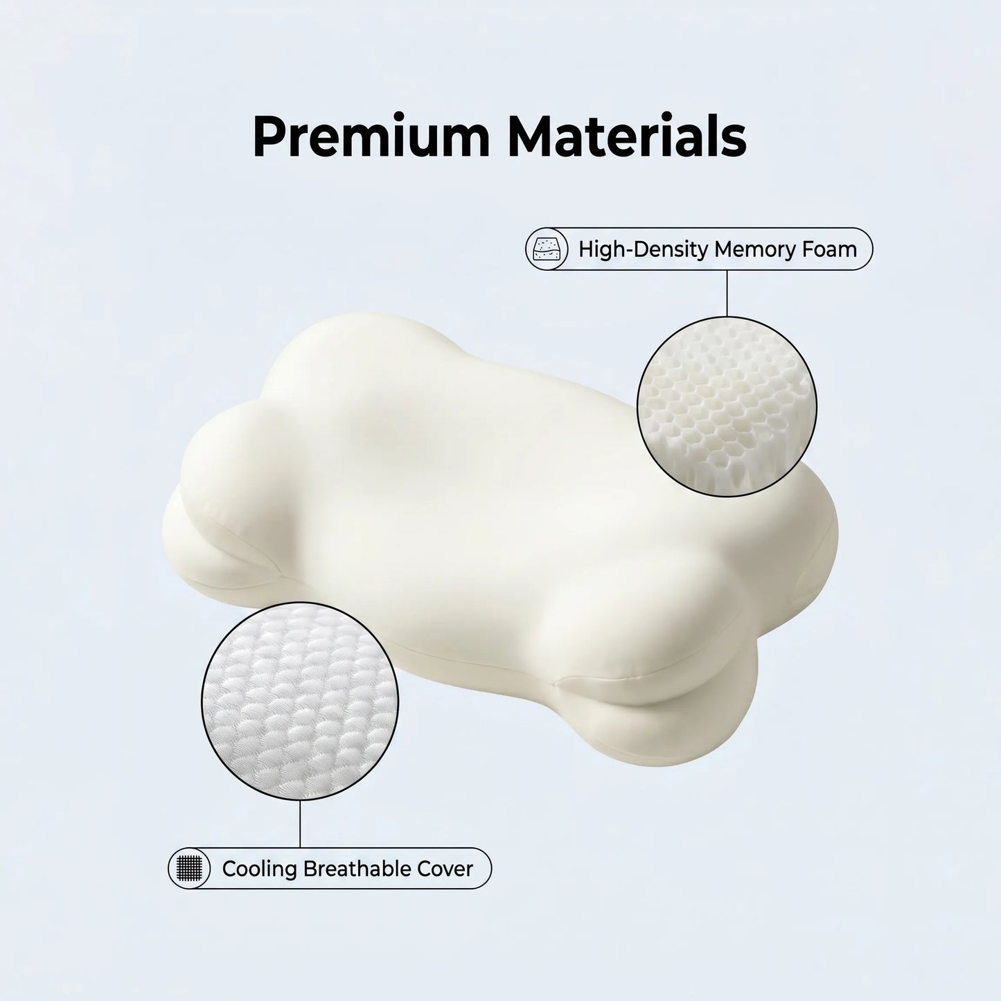 Marshmallow Cloud Comfort Pillow