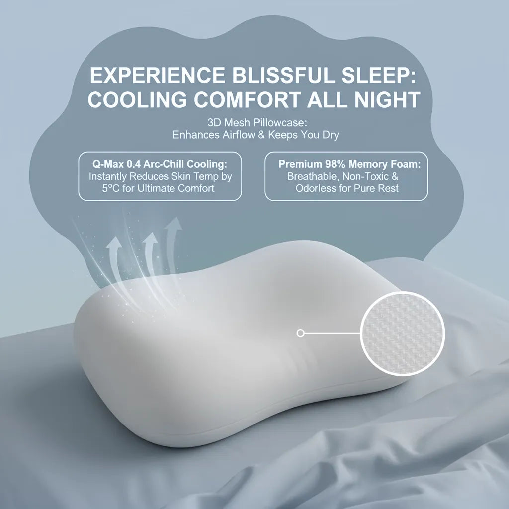 Back & Side Sleeper Support Pillow