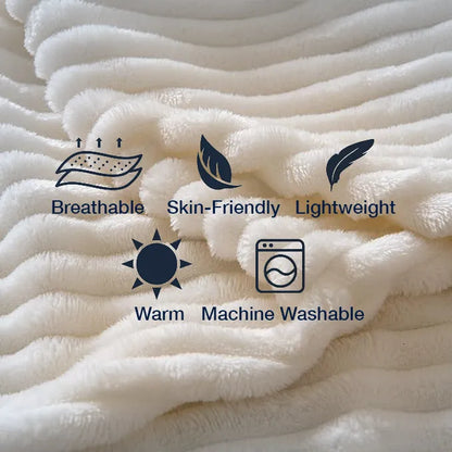 Anxiety Melt Plush Lightweight Blanket